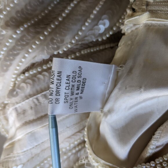 VINTAGE beaded masterpeice - 80's top and skirt, - Picture 6 of 16